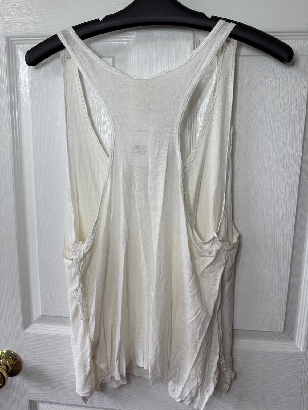Free People Cream Double-Layered Scoop Tank - Picture 5 of 7